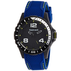 Deals, Discounts & Offers on Men - Fastrack Analog Black Dial Men's Watch-NK38036PP02 / NK38036PP02