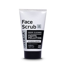 Deals, Discounts & Offers on Beauty Care - Ustraa Face Scrub for Men - 100g - with Activated charcoal, Tahitian Volcanic Sand & Walnut Granules - Great