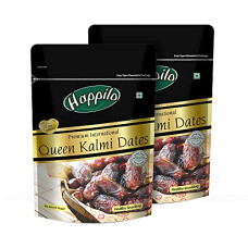 Deals, Discounts & Offers on  - Happilo Premium International Queen Kalmi Dates 200 g (Pack of 2) | Fresh & Soft Khajur Dry Fruit with Natural Sweetness | Sourced from Saudi Arabia | 100% Naturally Dried & free from any Preservative