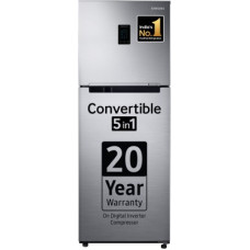 Deals, Discounts & Offers on Home Appliances - [For SBI Credit Card Emi] SAMSUNG 301 L Frost Free Double Door 2 Star Convertible Refrigerator with Convertible 5-in-1 , Digital Inverter with Display(Elegant Inox, RT34C4542S8/HL)