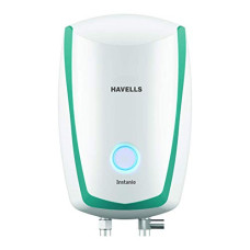 Deals, Discounts & Offers on  - Havells Instanio 10 L Storage Water Heater, ABS Body, 2000 Watt, Free Installation, Warranty: 7 Year on Inner Container; 4 Year on Heating Element; 2 Year Compre (White Blue) 1 Count |wall mount