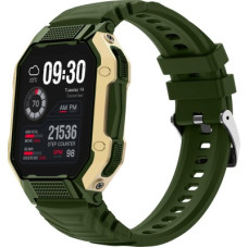 Deals, Discounts & Offers on  - Fire-Boltt Shark 1.83'' Smartwatch with Rugged Outdoor Design, Bluetooth Calling Smartwatch(Gold Green Strap, Free Size)