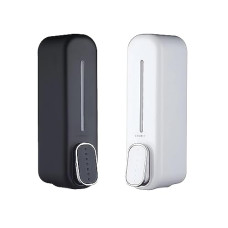 Deals, Discounts & Offers on  - EVGREF Plastic By Evergreen Heavy Duty Wall Mount Liquid Soap Dispenser 350 Ml (Pack Of Black And White)