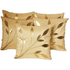 Deals, Discounts & Offers on  - Flipkart SmartBuy Abstract Cushions Cover(Pack of 5, 40 cm*40 cm, Beige)