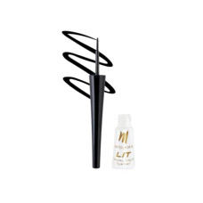 Deals, Discounts & Offers on Beauty Care - MyGlamm LIT Glossy Liquid Eyeliner-Black Party-3.5ml