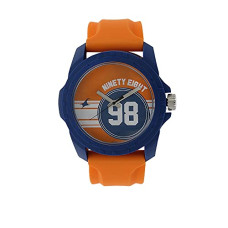 Deals, Discounts & Offers on Men - Fastrack Tees Analog Orange Dial Unisex Watch -38018PP02W / 38018PP02W