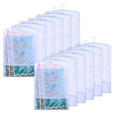 Deals, Discounts & Offers on  - Kuber Industries Hanging Saree Cover | Non-Woven Brush Painting Pattern Saree Cover | Saree Covers