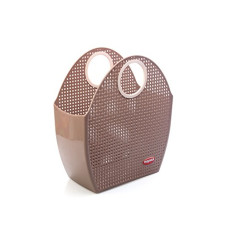 Deals, Discounts & Offers on  - Nayasa Tiffany Plastic Basket-Beige, Pack of 1