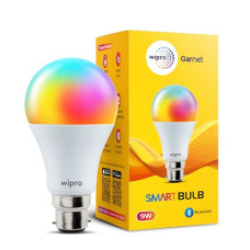 Deals, Discounts & Offers on  - Wipro 9W Bluetooth Enabled Smart Bulb B22 | 16 million Colours | White Tunable (Warm, Neutral & Cool White) | Dimmable | App-Control | Music Sync | Schedule & Scenes | Pack of 1