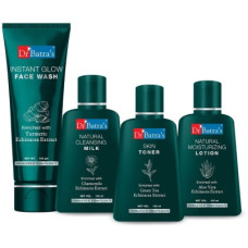 Deals, Discounts & Offers on  - Dr Batra's instant glow, cleansing milk, skin toner & moisturizing lotion (set of 4)(4 Items in the set)
