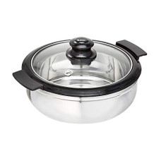 Deals, Discounts & Offers on  - Sorabh Stainless Steel Solid Casserole - Set of 1, Silver