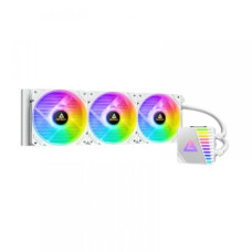 Deals, Discounts & Offers on  - Antec Symphony 360 ARGB White Liquid Cooler For CPU With Chromatic ARGB Lighting Pump Head, Compatible With Intel LGA 1200/1700 AMD AM4/AM5 And More Sockets, 360mm Closed Loop AIO Water Cooling System