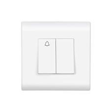 Deals, Discounts & Offers on  - Wipro Northwest (Nowa) Switch Combo of 2M Plate + 1M Bell Push + 1 6A Switch, White (Kit 3)