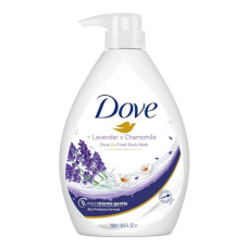 Deals, Discounts & Offers on  - Dove Lavender & Chamomile Go Fresh Body Wash Pump Bottle With Relaxing Floral Scent, Gentle & Mild Body Cleanser For Nourished & Smooth Skin, 24 Hrs Moisture Lock, 1L