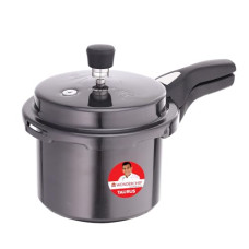 Deals, Discounts & Offers on Cookware - Wonderchef Taurus Hard Anodized Outer Lid Pressure cooker, 3 liter, Cool Touch Handles