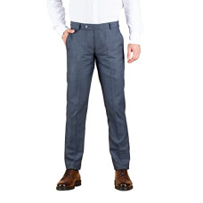 Deals, Discounts & Offers on Men - [Sizes 28, 38] Dennis Lingo Men's Slim Fit Checked Formal Trousers
