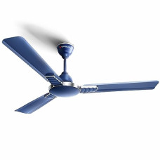 Deals, Discounts & Offers on  - LONGWAY Wave P1 1200 mm/48 inch 400 RPM Ultra High Speed 3 Blade Star Rated Anti-Dust Decorative Ceiling Fan (Silver Blue, Pack of 1)