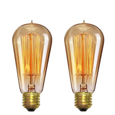 Deals, Discounts & Offers on  - Desidiya  Edison Tungsten Filament Antique Glass Light Bulbs Vintage Base E27 Bulb Yellow Light