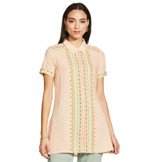 Deals, Discounts & Offers on Women - global desi Women's Regular Tunic Shirt
