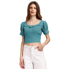 Deals, Discounts & Offers on Women - PURVAJA Womens Slim Fit Top(sara-184-190)