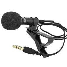 Deals, Discounts & Offers on  - Like Star 3.5 mm Microphone Mic for iOS Laptop Tablet PC Metal Clip Tie Collar