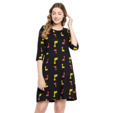 Deals, Discounts & Offers on Women - Clovia Women Cotton Short Length Nightdress
