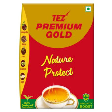 Deals, Discounts & Offers on  - TEZ Premium Gold Nature Protect Assam Black CTC Leaf Tea,500g Box | 5 Ayurvedic Herbs - Ashwagandha, Mulethi (Licorice), Cardamom (Elachi), Tulsi (Basil), Ginger (Adrak) | Bold & Kadak Chai | Rich In Taste