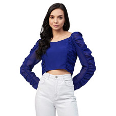 Deals, Discounts & Offers on Women - Carlton London Women's Regular Fit Blouse