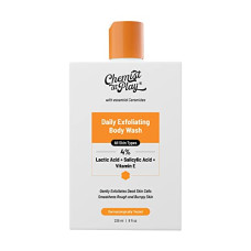 Deals, Discounts & Offers on  - Chemist At Play 1% Salicylic Acid Exfoliating Body Wash 236ml | Paraben & SLS Free | Enriched with Vitamin E & Murumuru | Gentle Exfoliating Shower Gel | Prevents Dry, Rough, Bumpy Skin | Men & Women
