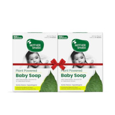 Deals, Discounts & Offers on Baby Care - Mother Sparsh Plant Powered Natural Baby Soap - Pack of 4X100gms | Hypoallergenic & Tear-Free Soap