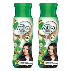 Deals, Discounts & Offers on Beauty Care - DABUR Vatika Enriched Coconut Hair Oil - 600Ml (Pack Of 2,300Mlx2)|For Strong,Thick&Shiny Hair|Clinically Tested To Reduce 90% Hairfall In 4 Weeks|Prevents Dull&Damaged Hair|Enriched With 10 Herbs
