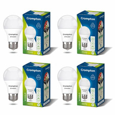 Deals, Discounts & Offers on  - Crompton Dyna Ray 9W Round E27 LED Cool Day Light Pack of 4