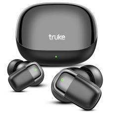 Deals, Discounts & Offers on Headphones - truke Just Launched Buds Clarity 2 v2 True Wireless in Ear Earbuds, 6Mic Adv. ENC, 68H Playtime, 35ms Ultra Low Latency, 13mm Titanium Drivers, 3 EQ Modes, Fast Charge, 1-Step Pairing, BT 5.3, IPX5