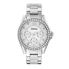 Deals, Discounts & Offers on Women - Fossil Riley Analog Silver Dial Women's Watch-ES3202 Stainless Steel, Silver Strap