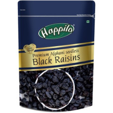 Deals, Discounts & Offers on Food and Health - Happilo Premium Afghani Seedless Black Raisins(250 g)