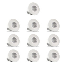 Deals, Discounts & Offers on  - Surya 2W LED Prime SPOT Light, Ceiling SPOT Light (RED) (Pack of 10)