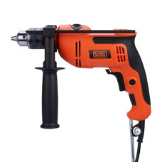 Deals, Discounts & Offers on  - BLACK+DECKER BED550-IN 550 W, 13mm Corded Variable Speed Ergonomic Reversible Hammer Drill with Lock On Button for Home & Diy Use