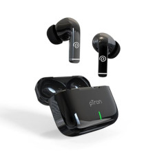 Deals, Discounts & Offers on Headphones - pTron Basspods P251+ In-Ear TWS Earbuds with 50H Playtime, 12mm Drivers, TruTalk AI-ENC Calls, HD Mic, Movie Mode, Touch Controls, Bluetooth 5.1 Wireless Headphones, Type C Fast Charging & IPX4(Black)