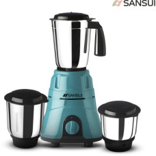 Deals, Discounts & Offers on Personal Care Appliances - Sansui Allure Plus 500 W Juicer Mixer Grinder (3 Jars, Black, Blue)