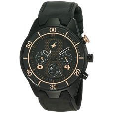Deals, Discounts & Offers on Men - Fastrack All Nighters Analog Black Dial Men's Watch-NN3195AP03/NP3195AP03