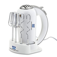 Deals, Discounts & Offers on  - KENT 16051 Hand Blender 300 W | 5 Variable Speed Control | Multiple Beaters & Dough Hooks | Turbo Function, Plastic, 300 Watts