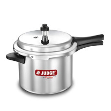 Deals, Discounts & Offers on Cookware - Judge by Prestige Basics 5 L Aluminium Pressure Cooker Outerlid