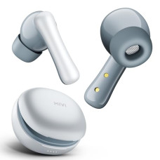 Deals, Discounts & Offers on Headphones - Mivi DuoPods i2 True Wireless Earbuds, 45+ Hrs Playtime, HD Call Clarity, Fast Charging, Type C, 13mm Bass Drivers, IPX 4.0 Sweat Proof, BT v5.3, Made in India Earbuds - White