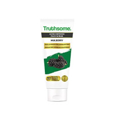 Deals, Discounts & Offers on Beauty Care - Truthsome Acne Defense Face Scrub with Mulberry & Tea Tree Oil - For Acne Prone Skin, No Silicones, Sulphates, Parabens, Phthalates -