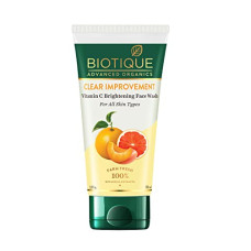 Deals, Discounts & Offers on Beauty Care - Biotique Advanced Organics Clear Improvement Vitamin C Brightening Face Wash 150Ml