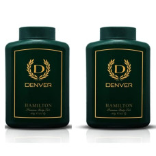 Deals, Discounts & Offers on Beauty Care - DENVER Hamilton Premium Body Talc - 100GM Each (Pack of 2) | Scented Talcum Powder For Men