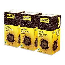 Deals, Discounts & Offers on  - Unibic - Double Chocochip Cookies,(Pack of 3),225gm