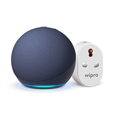 Deals, Discounts & Offers on  - Amazon Echo Dot (5th Gen, Blue) Combo with Wipro 16A Smart Plug