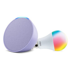 Deals, Discounts & Offers on  - Amazon Echo Pop (Purple) Combo with Wipro 9W LED Smart Color Bulb