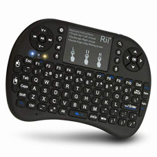Deals, Discounts & Offers on  - Riitek 2.4GHz Mini Wireless Keyboard with Touchpad,QWERTY Keyboard,LED Backlit,Portable Keyboard Wireless